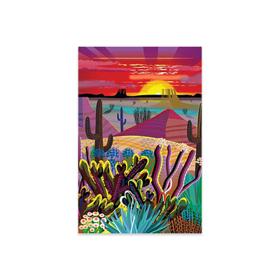 Le désert dans votre esprit, impression sur verre acrylique