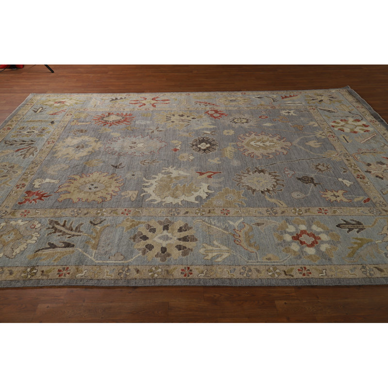Vegetable Dye Oushak Turkish Area Rug 8x10