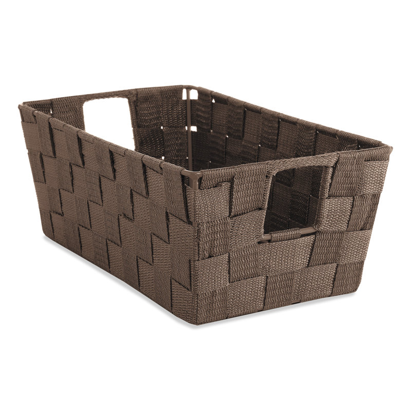 Panier en tissu Charlton Home, Café