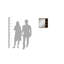 Linco Surface Mirrored Bathroom Cabinets with Mirror and 4 Adjustable Shelves-1097441577