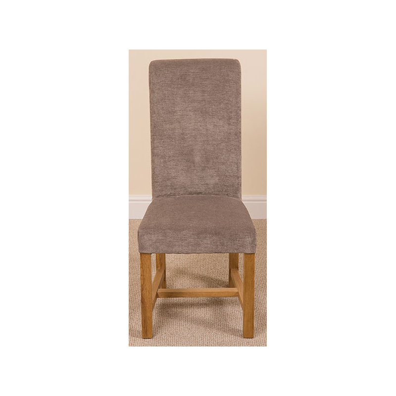 Jasia 51cm H Polyester Upholstered Side Chair, Grey
