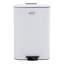 SLIMLINE PEDAL BIN 30L MATT WHITE