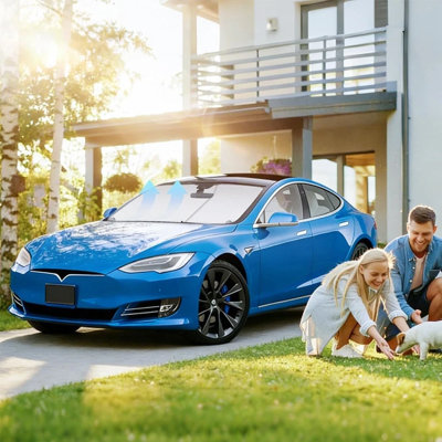 Pare-brise de voiture à pare-brise automatique rétractable