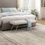 1PC Entryway Bench; Champagne Finish