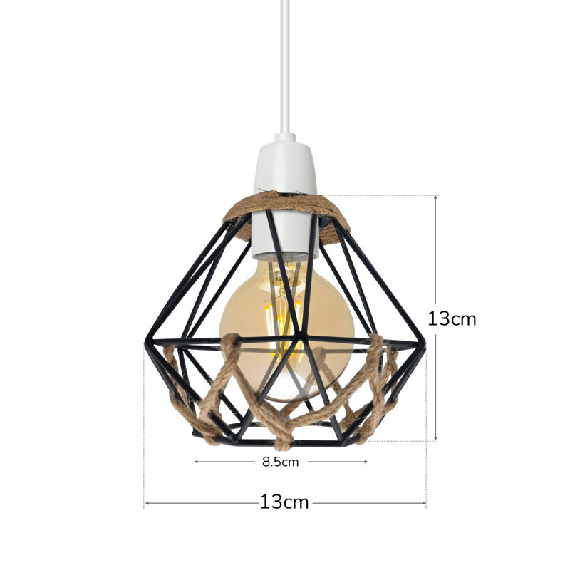 13cm H Metal Novelty ( Screw On ) in Black