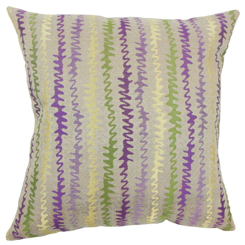 Coussin décoratif Malu, Orchidée, 18 po x 18 po