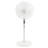 Vie Air 16 Inch 3 Speed Oscillating Stand Fan with Remote Control in White-109251218