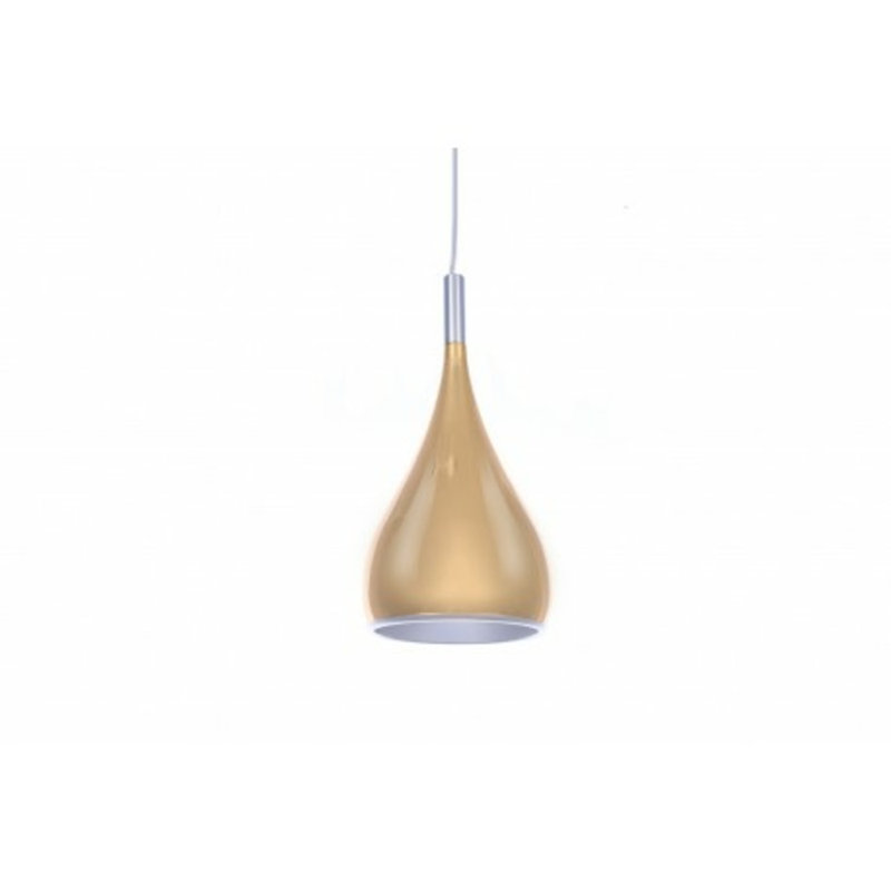 Spell 1 - Light Teardrop Pendant, Silver, France Gold