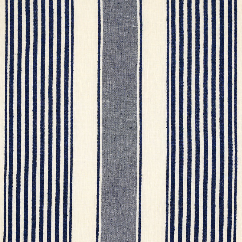 Tissu en lin Summerville, Bleu marine