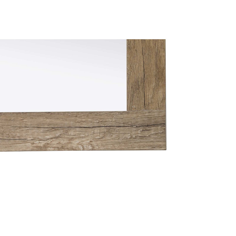 Miroir Noah, 32 po x 22 po, Rectangulaire, Chêne naturel