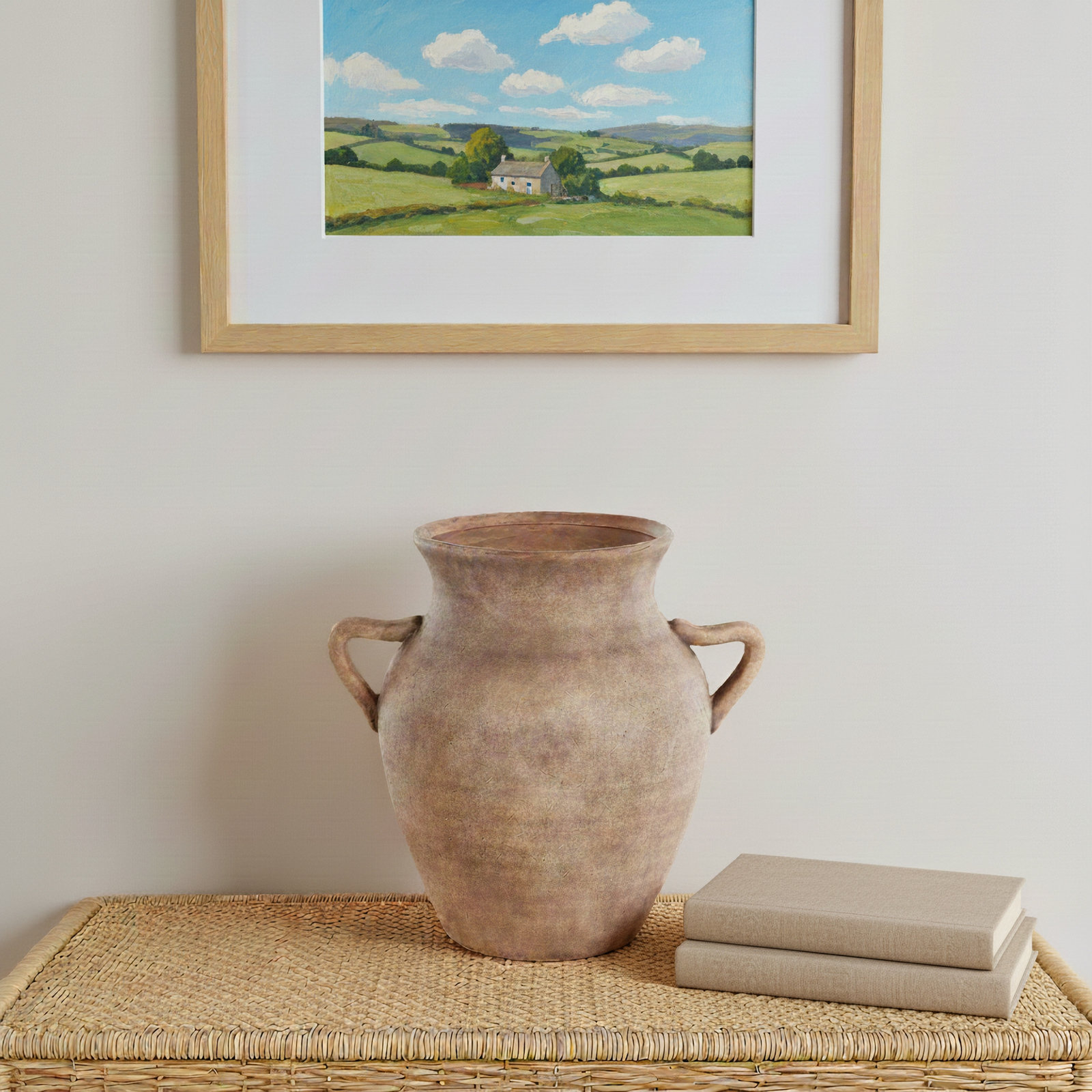 Daily Ceramic Table Vase, Brown