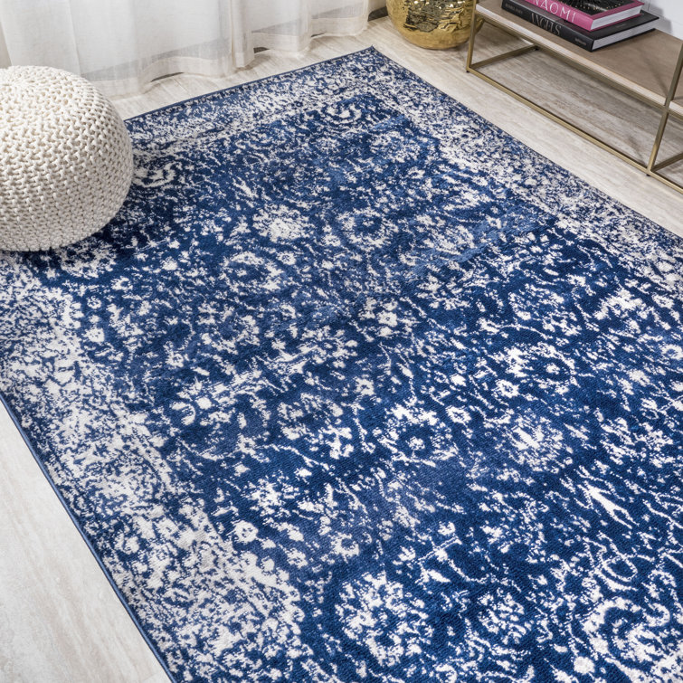 Soleiman Modern Persian Navy Rug