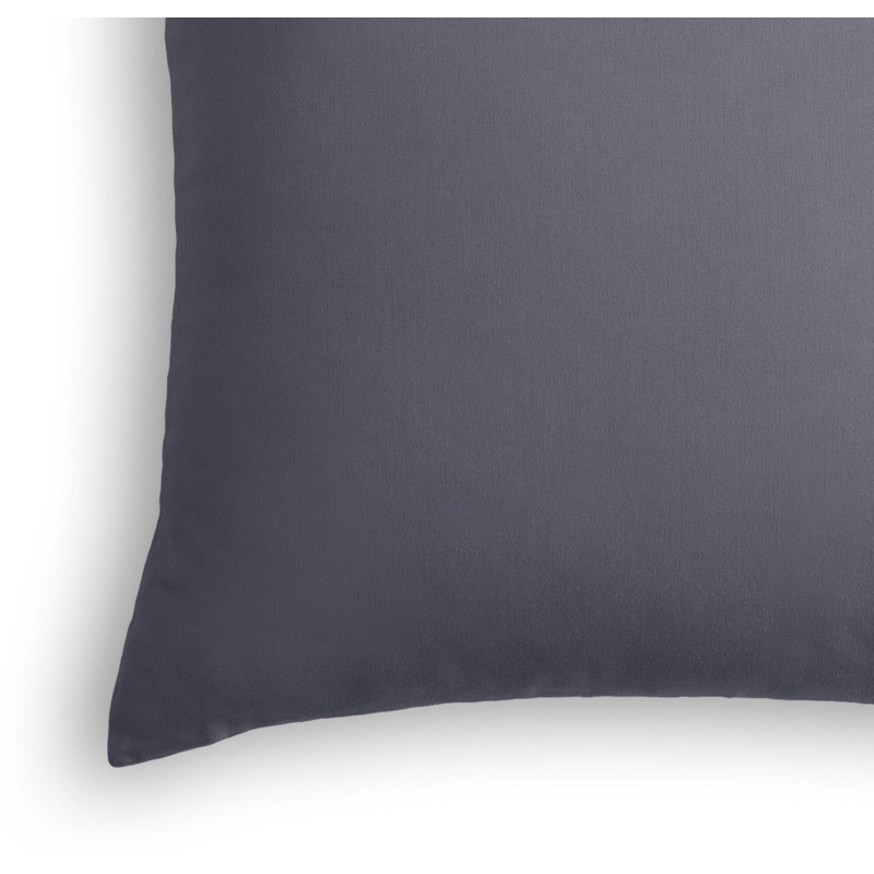  Housse de coussin intérieur / extérieur, 24 po x 24 po, Anthracite, Pas de bourre