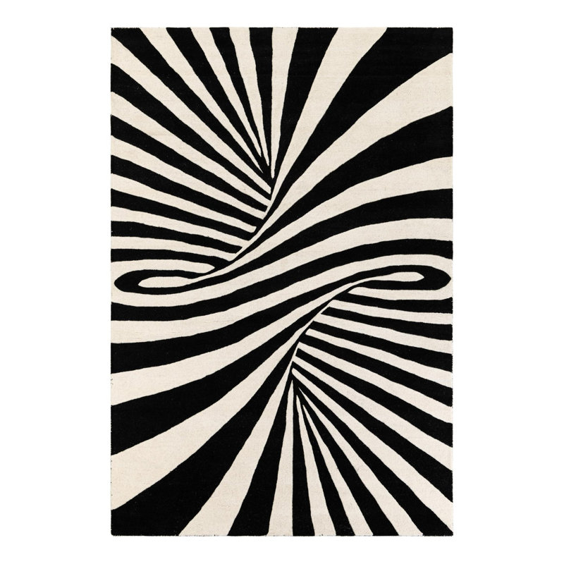 Wrought Studio™ Whirl Nalanie Rug, Rectangle 6'1" x 9'