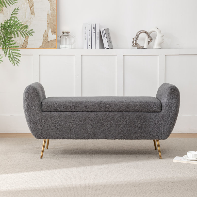 Banc de rangement Kaybree, Gris