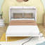 Lit escamotable en bois avec tiroir et prises de courant et ports USB-241388181-241388182