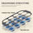 Silicone Muffin Pan With Metal Frame, Egg Bite Molds For Baking, Cupcake Pans 12 Regular Size, Muffin Tins Easy To Pop Nonstick Non Toxic Bakeware For Oven-112369743