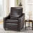 Breathable Leather Electric Recliner Sofa -  Power Recliner with USB Charger & Adjustable Headrest-1618011279