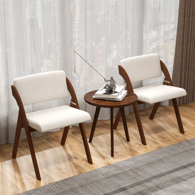 48cm H Solid Wood Side Chair