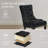 Berenis Tufted Linen Upholstered Elegant Dinning Chair-551275073-551275074