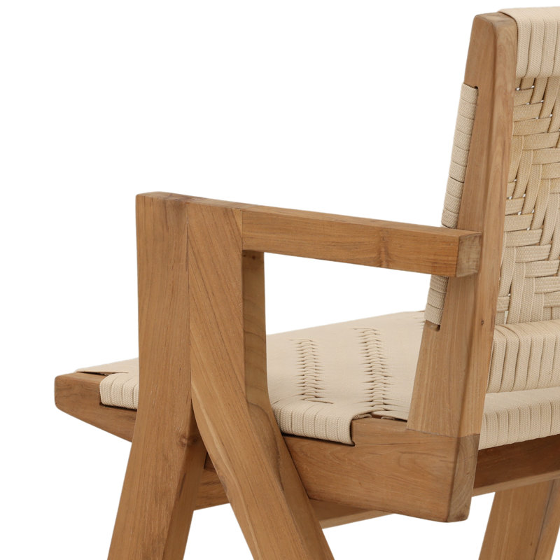 Mesa Outdoor Dining Chair Cream