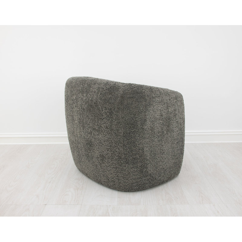 Mia Barrel Chair, Soft Eclipse Gray