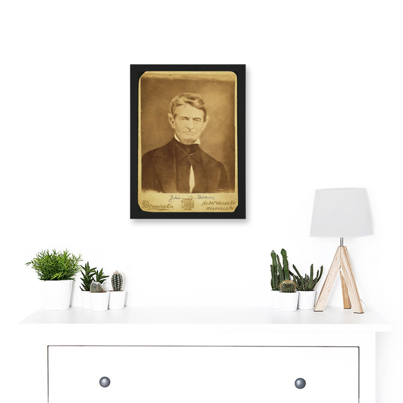 Paintings Portrait John Brown Abolitionist Slavery USA - Single Picture Frame Print