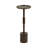 Truxton Modern Cast Aluminum Round Drink Table-484803424