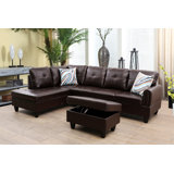 Renford 3 Piece Sofa, Chaise and Ottoman Set