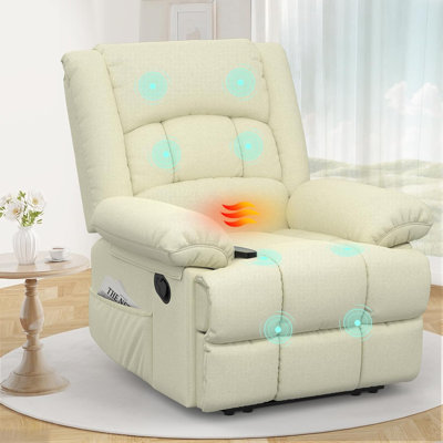 80cm Wide Lift Assist Home Theatre Recliner with Massager