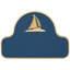 Sailboat Arch Address Sign Plaque-1960691357