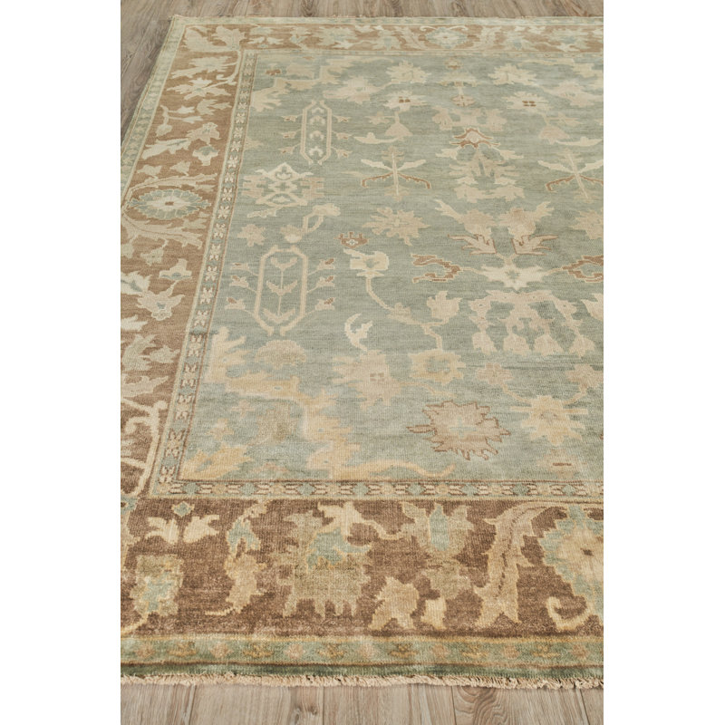 Antique Weave Oushak Wool Oriental Area Rug, Rectangle 10' x 14'