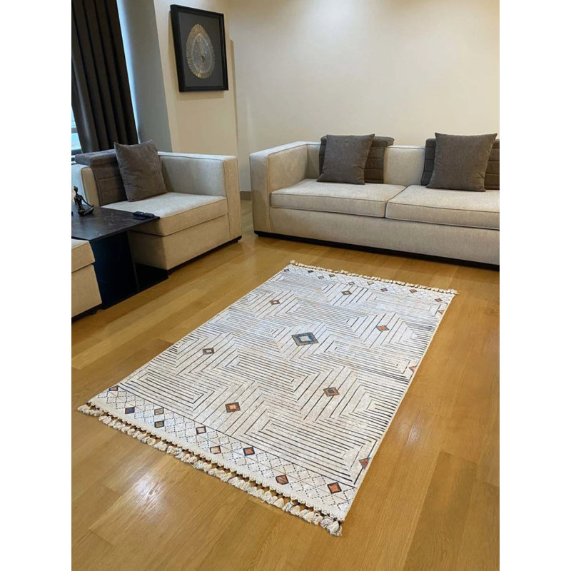 Tapis Laquel avec envers antidérapant, Rectangle 3 pi 11 po x 8 pi 2 po