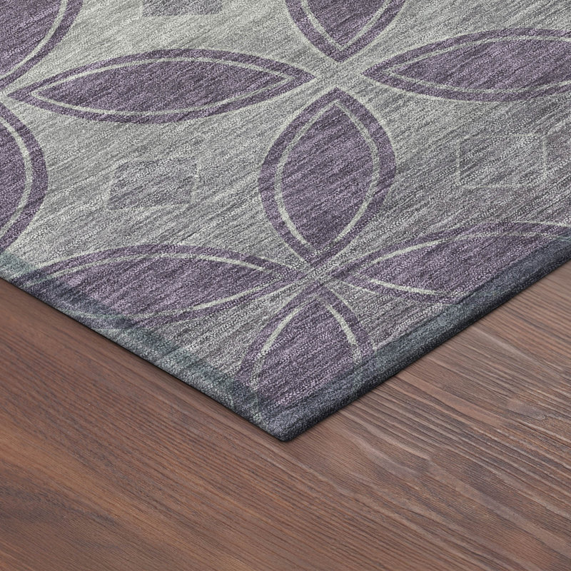 Machine Washable Indoor/Outdoor Lockway ACN2423 Geometric Rug, Rectangle 10' x 14'