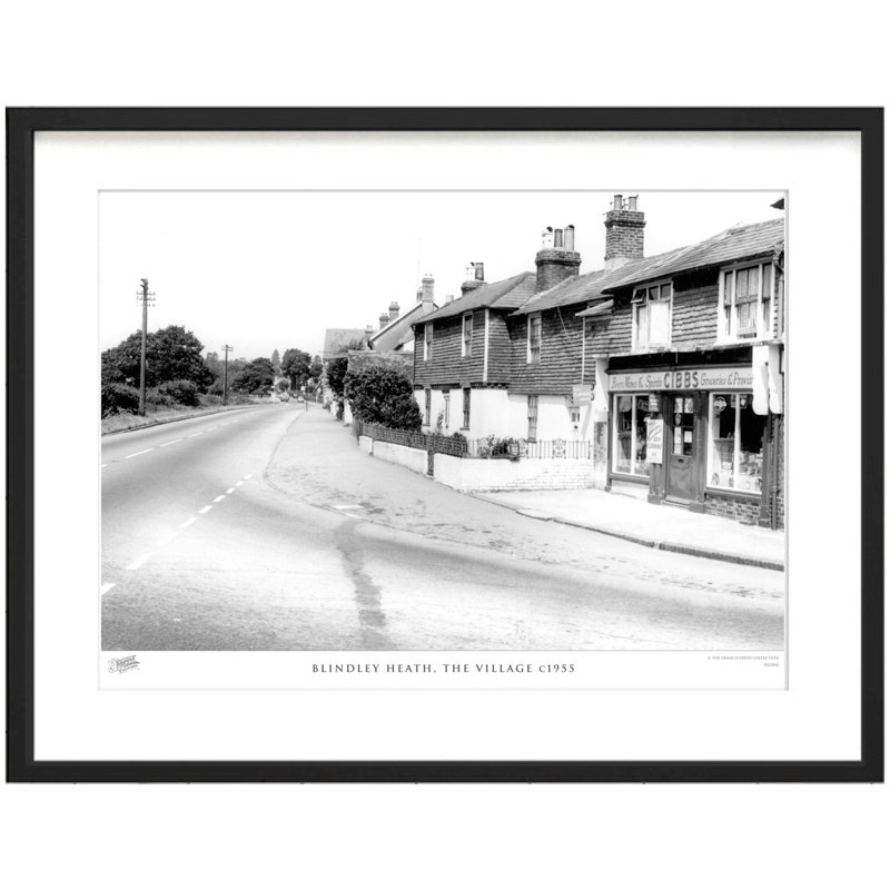 Blindley Heath, The Village C1955 by Francis Frith - Single Picture Frame Print, 28cm H x 36cm W x 2.3cm D