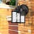 Mediouna Outdoor Wall Light with Matte Black(set of 2)-339161248-339161255