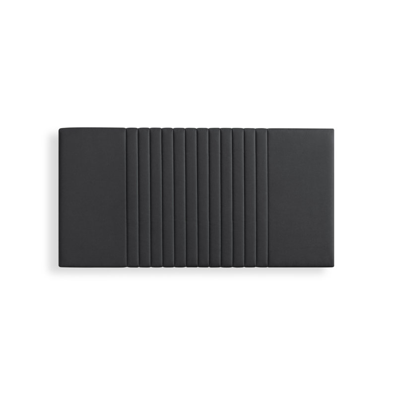 Upholstered Chenille Headboard, Single (3'), Black