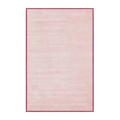 Tapis de zone rose contemporaine