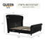 Lit-bateau tapissier en chenille / velours-1385846630-1385846631