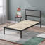 Arledge Metal Platform Bed with Upholstered Headboard-1831477708