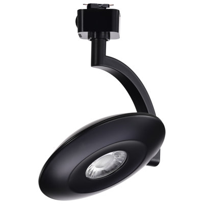 Orb LED Track Head 12 Watt 3000K/4000K/5000K CCT Selectable 36 Degree Beam Angle J-Style White 120 Volt