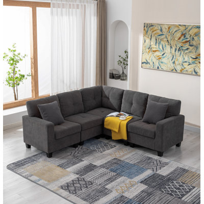 Canapé modulaire de coin 82 po