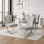 Geneva Upholstered Dining Chairs with Metal Base-945545813