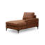 Élégant canapé d'angle de couleur chameau, 78,7 x 123,6 x 61,0 pouces | Structure en bois de hêtre et en carton, tissu 100% polyester | Coussins fixes confortables avec mousse souple 28 et 24 plumes | Pieds durables noir mat, faciles à nettoyer-90667765-90667769