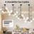 Roemer 6 - Light Irregularly Modern Sputnik Linear Chandelier With Milky White Glass Shade-590953746