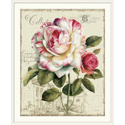 « jardin view iii rose » par lisa audit, impression