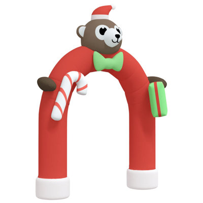 Christmas Inflatable Arch Gate LED 149.6"