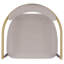 Chaises de salle à manger rembourrées en métal Schutt Boucle