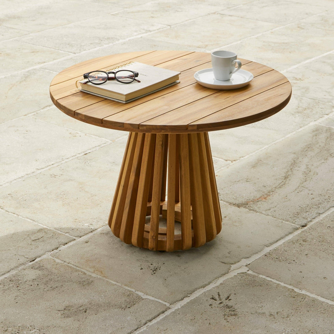 Hopley Round 60Cm L Outdoor Coffee Table