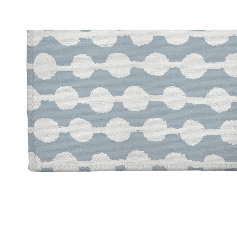 Dot Tied Non-Slip Outdoor Rug, Runner 2'6" x 8'